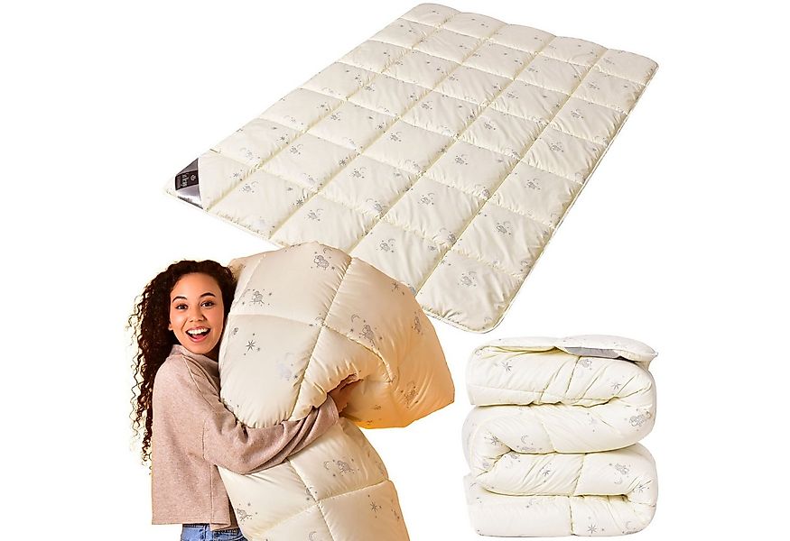 SEI Design Naturfaserbettdecke Wool Comfort 135x200 cm, Füllung: 70% Schurw günstig online kaufen