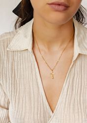 Hey Happiness Kreuzkette mit Anhänger Kreuz, günstig online kaufen