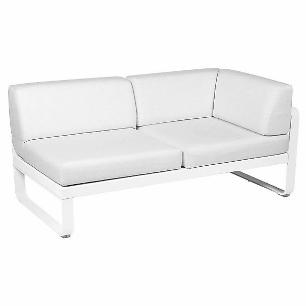 Bellevie Lounge Eck-Modul 01 Baumwollweiß 81 Grauweiß 2-Sitzer rechts günstig online kaufen
