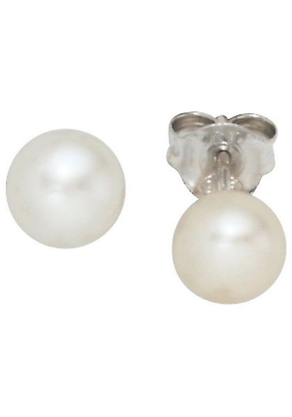 JOBO Perlenohrringe, 925 Silber mit Süßwasser-Zuchtperlen günstig online kaufen