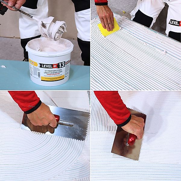 Level+ Dispersionskleber Styroporkleber Dispersionkleber Dekor Deckenplatte günstig online kaufen