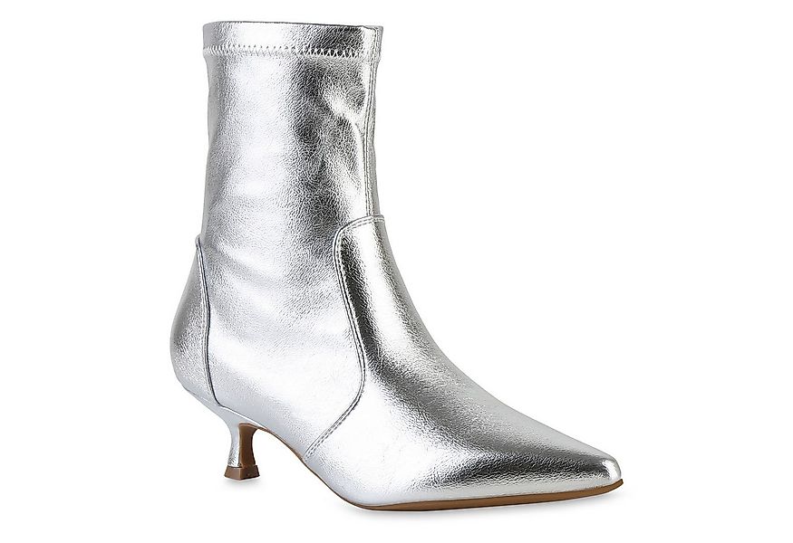 VAN HILL 841845 Stiefelette Damen Klassische Stiefeletten Spitze Stiletto B günstig online kaufen