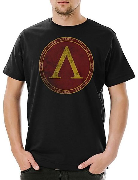 Urban Backwoods Print-Shirt Sparta Herren T-Shirt Logo Insignia Zeichen 300 günstig online kaufen