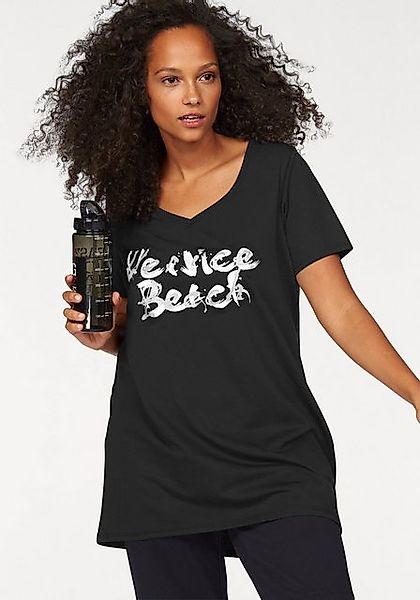 Venice Beach Longshirt Langarm, lockere Passform, mit Logodruck, herzförmig günstig online kaufen