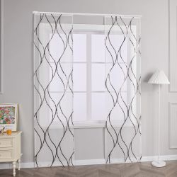 Joyswahl Schiebegardine (2 St), Klettband, transparent, günstig online kaufen