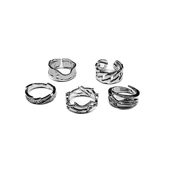 salazar.plus Ring-Set Verstellbare Ringe 5er Set günstig online kaufen