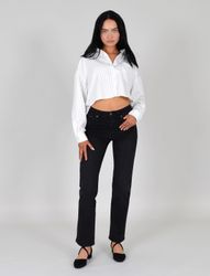 ESRA Straight-Jeans Damen Jeans Gerade hohe günstig online kaufen