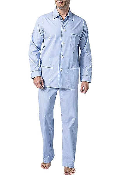 DEREK ROSE Piped Pyjama Set 5005/JAME001BLU günstig online kaufen