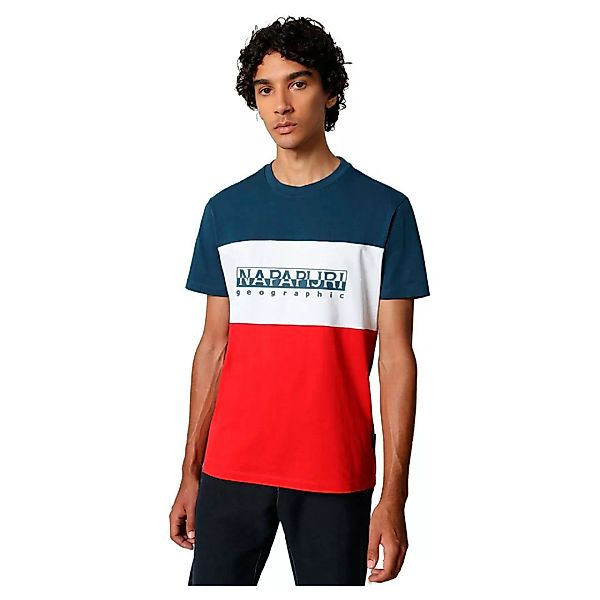 Napapijri Sogy Cb 2 Kurzärmeliges T-shirt 2XL Red Tango günstig online kaufen