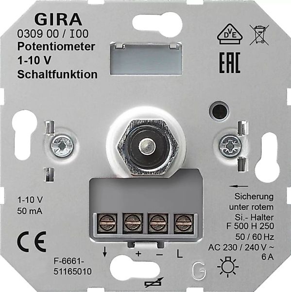 Gira Potentiometer-Einsatz 030900 günstig online kaufen