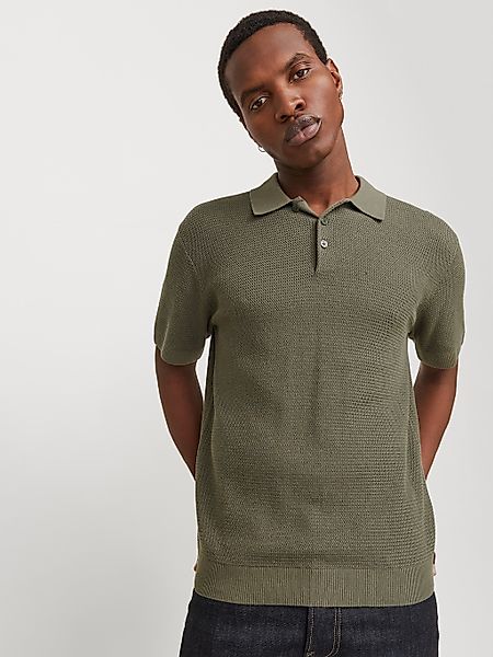 Jack & Jones Polokragenpullover "JPRCCCOOPER KNIT POLO SS SN" günstig online kaufen