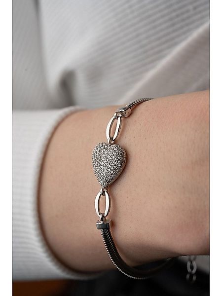 Nisan Ketten und Armband Set, 925 Sterling Silber Damen Armband – Herz-Desi günstig online kaufen