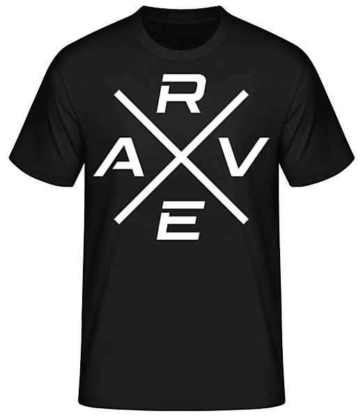 Rave Logo · Männer Basic T-Shirt günstig online kaufen