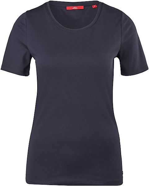s.Oliver T-Shirt mit zartem Rollsaum günstig online kaufen