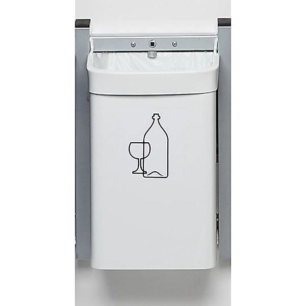 PROREGAL Robuster Abfallsammler 1 Fach Mit Wandhalterung 15 Liter HxBxT 42, günstig online kaufen