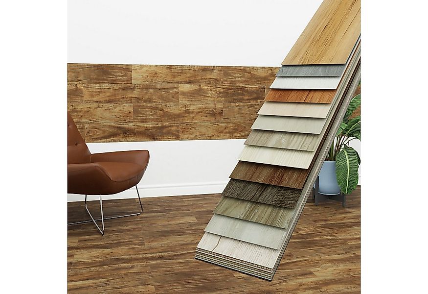 Hexim Vinylboden, Vinyldielen 0,97m² selbstklebend PVC Wandverkleidung Bode günstig online kaufen