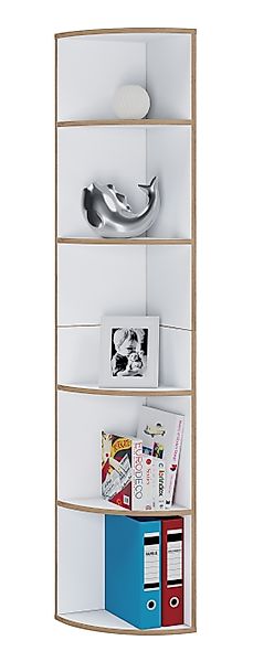 VCM Bücherregal "Elegantes Holzregal Eckregal Regal Salia 5fach" 1 Stk. tlg günstig online kaufen