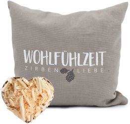 herbalind Zirbenkissen "Zirbenkissen, Entspannung und Wohlfühlen" Gefüllt m günstig online kaufen