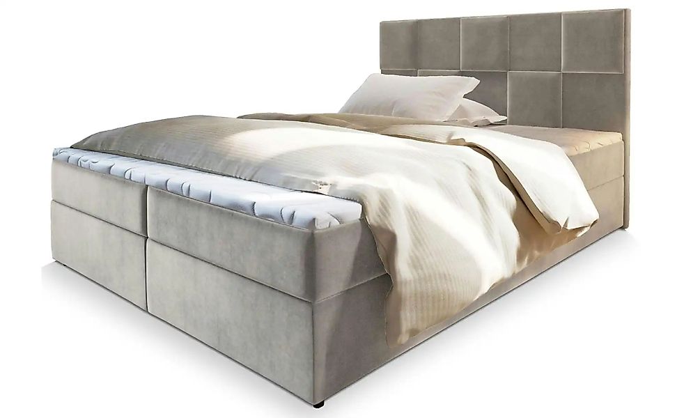 MASSENO Boxbett mit Bettkasten Prata ¦ beige ¦ Maße (cm): B: 160 H: 98 Bett günstig online kaufen
