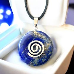 Steinfixx® Lange Kette echter Edelsteindonut 30 günstig online kaufen