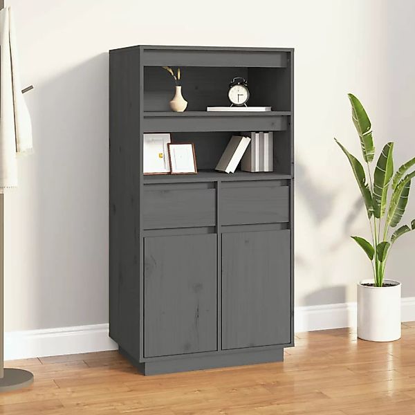 vidaXL Highboard Highboard Grau 60x40x116,5 cm günstig online kaufen