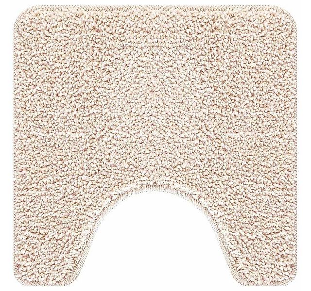 vidaXL Badematte Rutschfeste Badematte mit Toilettenausschnitt Creme 50 x 5 günstig online kaufen