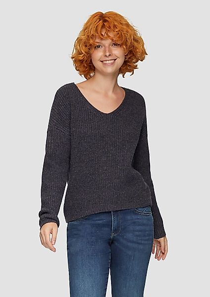 QS Longpullover Strickpullover (1-tlg) günstig online kaufen