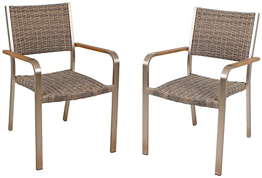 Garden Pleasure Stapelstuhl »FLORENCE« (Set) 2 Stk.2er Set günstig online kaufen