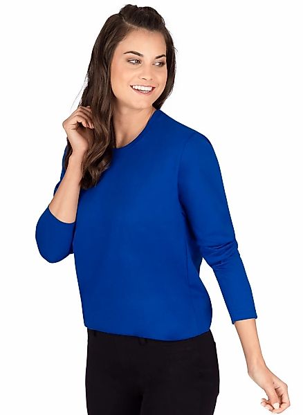 Trigema T-Shirt "TRIGEMA Langarmshirt aus 100% Baumwolle", 1 Stk. günstig online kaufen