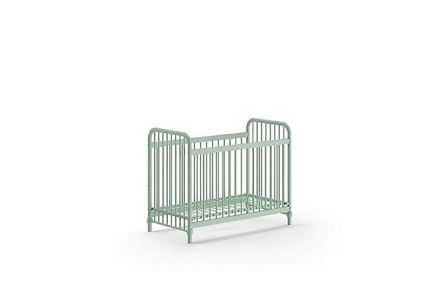 58 aufm Kessel Bettgestell Babybett Kay 131x71x102 Metallbett Gitterbett Me günstig online kaufen