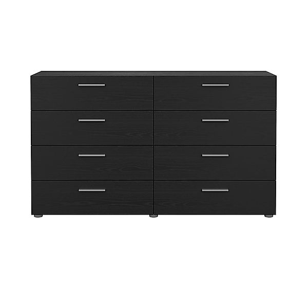 ebuy24 Pepe Kommode 8 Schubladen Schwarze Struktur günstig online kaufen