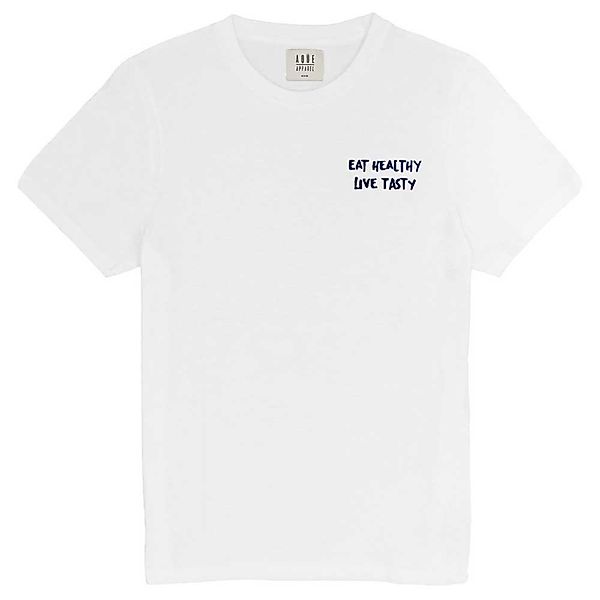 AqÜe Apparel Live Tasty Kurzärmeliges T-shirt L White günstig online kaufen