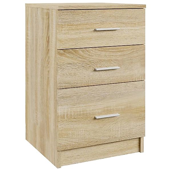 vidaXL Nachttisch Sonoma-Eiche 40x40x63 cm Holzwerkstoff 808642 günstig online kaufen