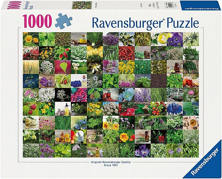 Ravensburger Puzzle 99 Kräuter und Gewürze, 1000 Puzzleteile, Made in Germa günstig online kaufen