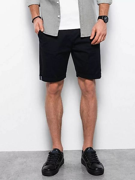 OMBRE Shorts Ombre Chino-Shorts für Herren - schwarz V12 W243 S günstig online kaufen