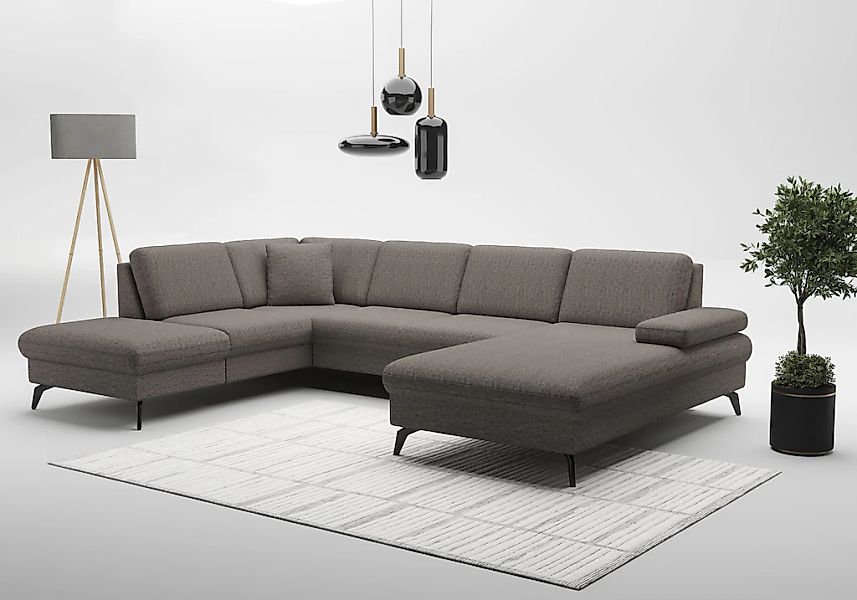 sit&more Wohnlandschaft "Morris Jubi U-Form, B: 300 cm" mit Armteilfunktion günstig online kaufen