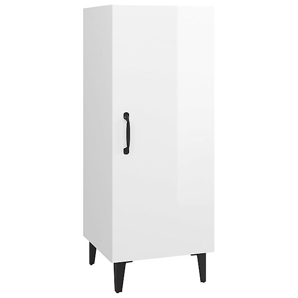 vidaXL Sideboard Sideboard Hochglanz-Weiß 34,5x34x90 cm günstig online kaufen
