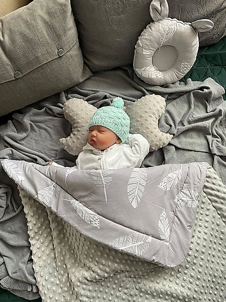 Babydecke Warm, Mittelwarm BAUMWOLLE/MINKY Babydecke 80x100 cm Kuscheldecke günstig online kaufen
