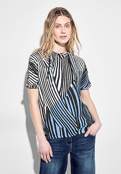 CECIL Kapuzenshirt mit Streifenmuster günstig online kaufen