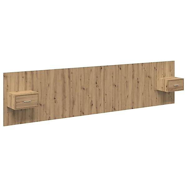vidaXL Kopfteil mit Schrank 3 Stk Artisan-Eiche Holzwerkstoff 3415967 günstig online kaufen