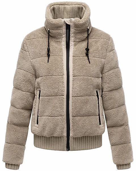 Navahoo Plüschjacke "Schneepuder 14", warme Damen Teddyjacke für den Winter günstig online kaufen