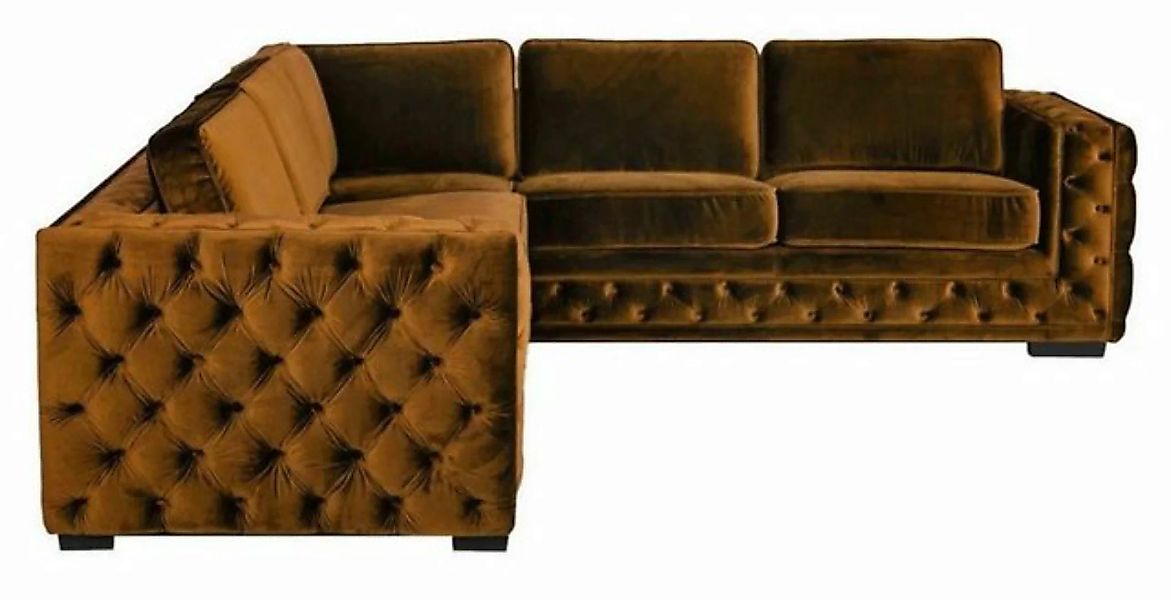 JVmoebel Ecksofa, Ecksofa Orange Wohnlandschaft Couch Polster Möbel Chester günstig online kaufen