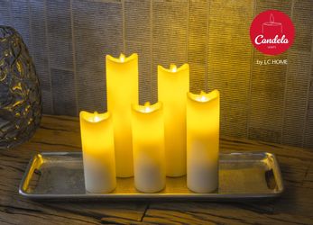 LC Home LED-Kerze Set Echtwachskerze Timerfunktion günstig online kaufen