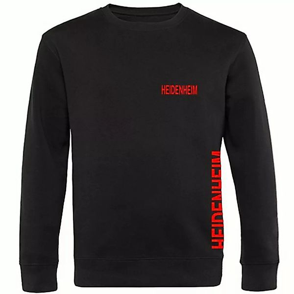 multifanshop Sweatshirt Heidenheim - Brust & Seite - Pullover günstig online kaufen