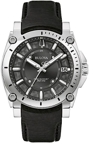 Bulova Quarzuhr 96B416, Armbanduhr, Herrenuhr, Lederarmband, günstig online kaufen