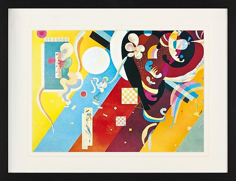 1art1 Poster Wassily Kandinsky Gerahmtes Bild günstig online kaufen