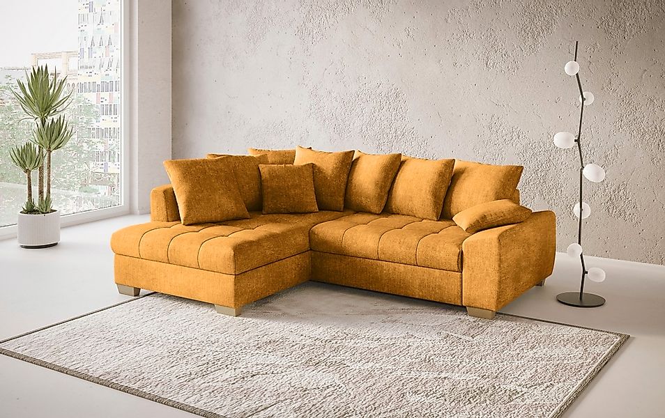 Mr. Couch Ecksofa "Nikita II, L-Form", Wahlweise mit Bettfunktion, Bettkast günstig online kaufen