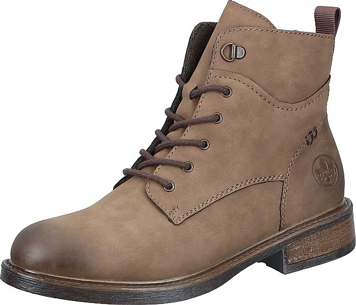 Rieker Stiefeletten Schnürstiefelette aus strapazierfähigem Synthetik günstig online kaufen