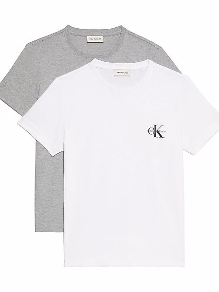 Calvin Klein Jeans T-Shirt "MONOLOGO CN 2 PACK TEE" Packung, 2er-Pack, 2 St günstig online kaufen