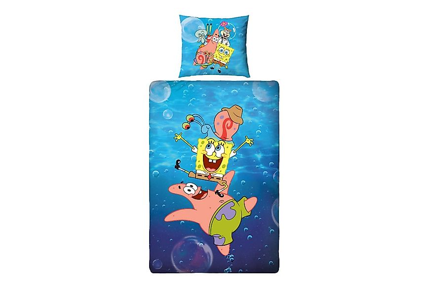 MTOnlinehandel Kinderbettwäsche Schwammkopf SpongeBob, Wende-Motiv für Kind günstig online kaufen